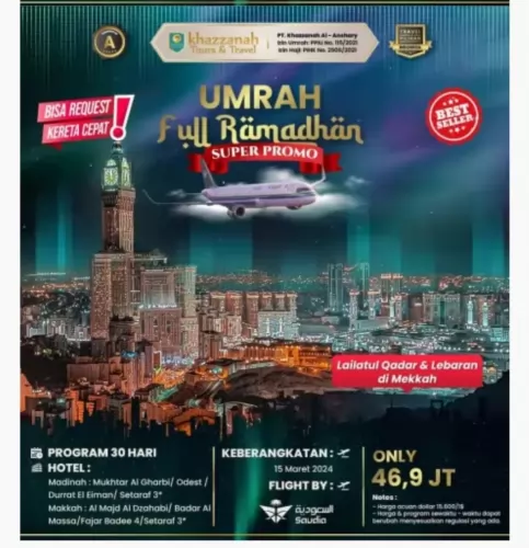 Biaya Paket Umroh Itikaf Lailatul Qadar Akhir Ramadhan Terpercaya Di Bandung