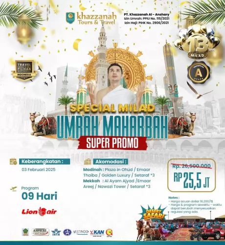 Umrah Promo Milad Khazzanah 2025