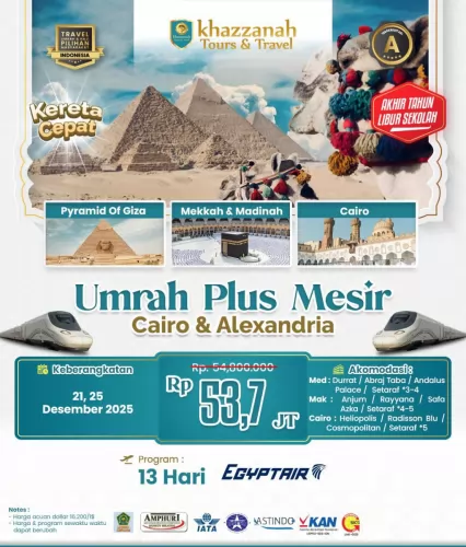 Umroh Plus Mesir Kairo Alexandria